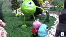 Peppa Pig Play Doh Surprise Egg Huevo Sorpresa Disney Monsters University Playdough Thomas & Friends