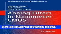 [READ] Ebook Analog Filters in Nanometer CMOS (Springer Series in Advanced Microelectronics)