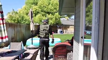 Spiderman vs Bane In Real Life Spiderman gets tied up by Bane