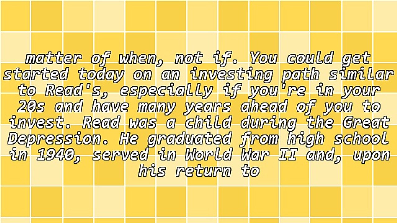 A Modest Janitor Built $8 Million Fortune - So Can You