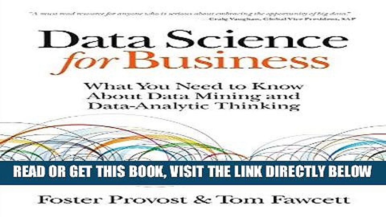 [PDF] Data Science for Business: What You Need to Know about Data Mining and Data-Analytic