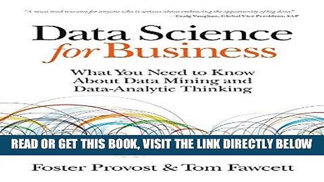 [PDF] Data Science for Business: What You Need to Know about Data Mining and Data-Analytic