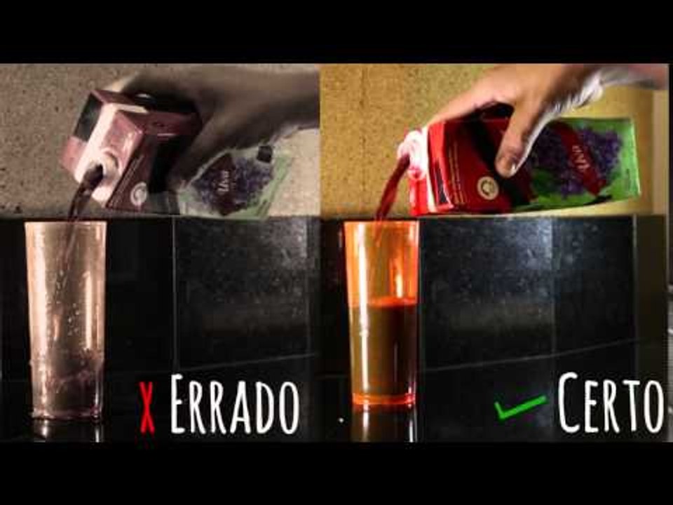Fika Dika - Como servir suco de caixinha