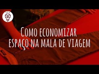 Fika Dika - Como economizar espaço na mala de viagem