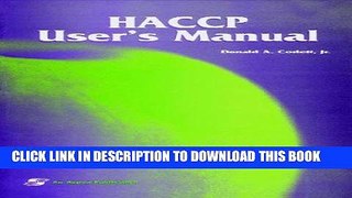 [READ] Ebook HACCP User s Manual Free Download