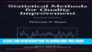 [READ] Online Statistical Methods for Quality Improvement (Wiley Series in Probability and