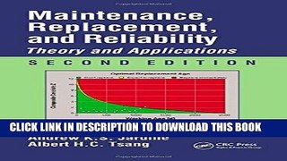 [READ] Ebook Maintenance, Replacement, and Reliability: Theory and Applications, Second Edition