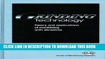 [READ] Ebook Grinding Technology: Theory and Applications of Machining with Abrasives Free Download