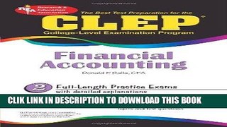 [PDF] CLEPÂ® Financial Accounting (CLEP Test Preparation) Full Collection