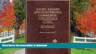 READ  Sales, Leases and Electronic Commerce: Problems and Materials on National and International