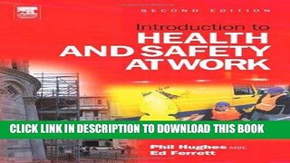 [READ] Ebook Introduction to Health and Safety at Work Audiobook Download