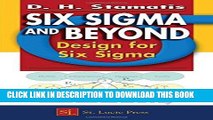 [READ] Online Six Sigma and Beyond:  Design for Six Sigma, Volume VI PDF Download