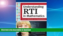 FAVORITE BOOK  Understanding RTI in Mathematics: Proven Methods and Applications FULL ONLINE