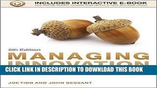 [READ] Ebook Managing Innovation: Integrating Technological, Market and Organizational Change