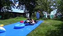 Giant Slip N Slide Party 'Toy Freaks Family Fails' Victoria Annabelle Freak Dadd p2