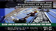 [READ] Online Composition and Properties of Drilling and Completion Fluids, Sixth Edition Free