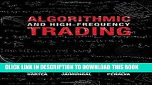 [PDF] Algorithmic and High-Frequency Trading (Mathematics, Finance and Risk) Full Collection