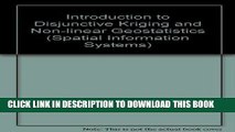 [READ] Ebook Introduction to Disjunctive Kriging and Non-Linear Geostatistics (Spatial Information