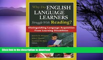 READ  Why Do English Language Learners Struggle With Reading?: Distinguishing Language