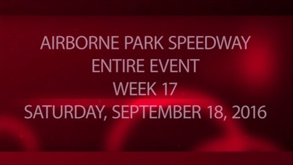 Racing - Week 17 - 09-18-2016 - Full Event