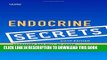 Ebook Endocrine Secrets, 6e Free Read