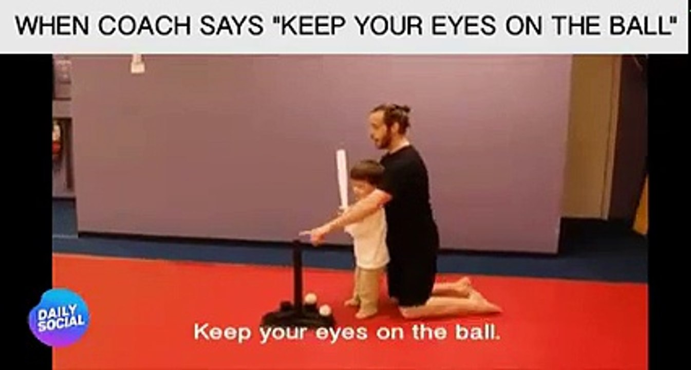 When The Coach Says Keep Your Eyes On The Ball