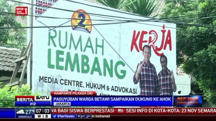 Ahok Gaet Dukungan dari Paguyuban Warga Betawi