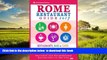 Best book  Rome Restaurant Guide 2017: Best Rated Restaurants in Rome - 500 restaurants, bars and