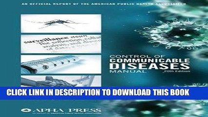 Download Video: Ebook Control of Communicable Diseases Manual Free Download