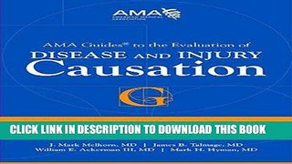 Ebook AMA Guides to the Evaluation of Disease and Injury Causation Free Download