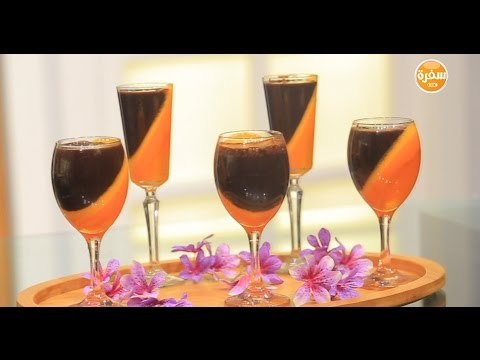 أكواب موس البرتقال والشيكولاتة | غادة التلي