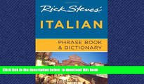Read book  Rick Steves  Italian Phrase Book   Dictionary BOOOK ONLINE
