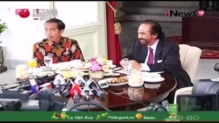 Presiden Jokowi Sarapan dengan Surya Paloh di Istana