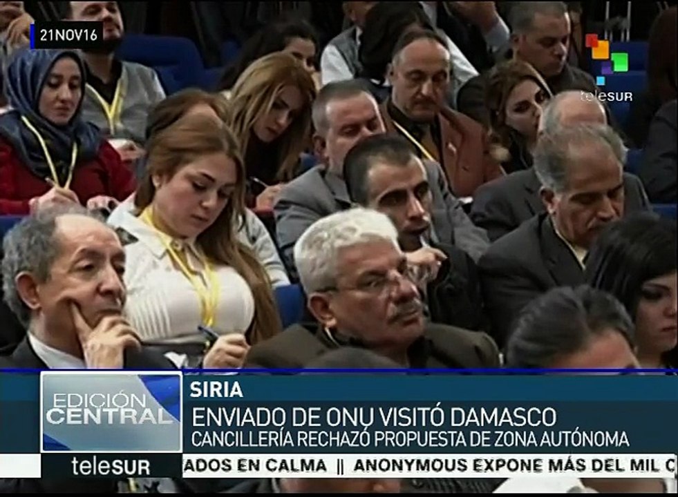 Enviado de ONU Staffan de Mistura visita Damasco