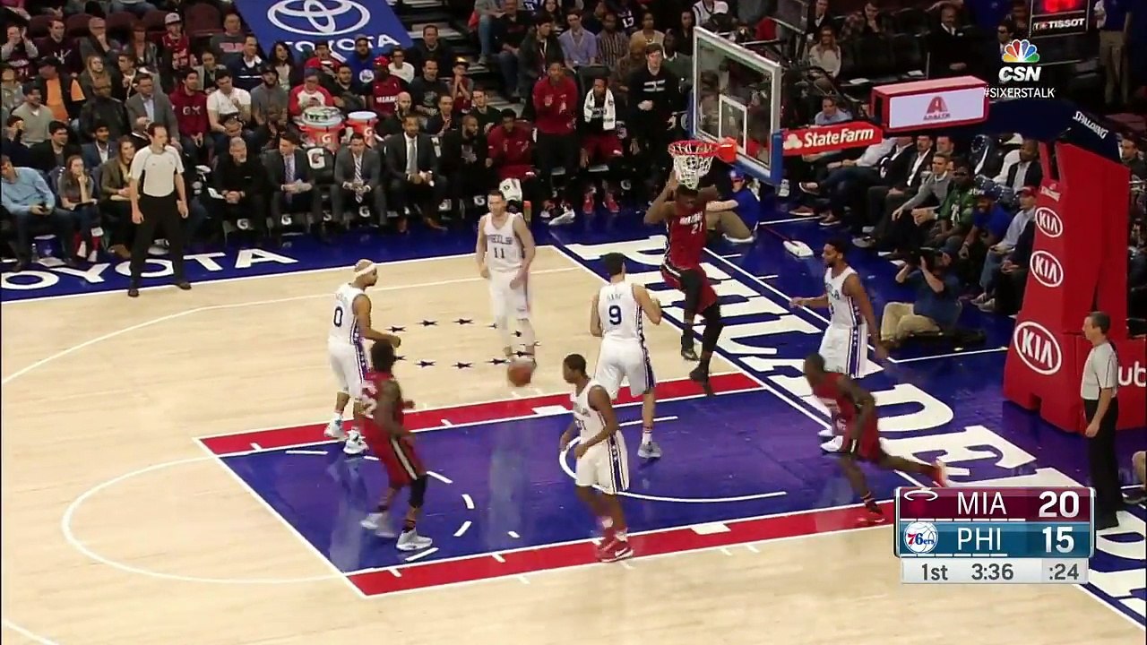 Miami Heat vs Philadelphia Sixers  Highlights  November 21, 2016  2016-17 NBA Season