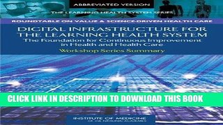 Ebook Digital Infrastructure for the Learning Health System: The Foundation for Continuous