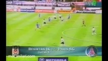 01.10.1997 - 1997-1998 UEFA Champions League Group E Matchday 2 Beşiktaş 3-1 Paris Saint-Germain