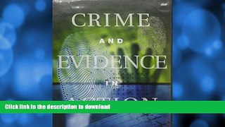 GET PDF  Crime and Evidence in Action CD-ROM  GET PDF
