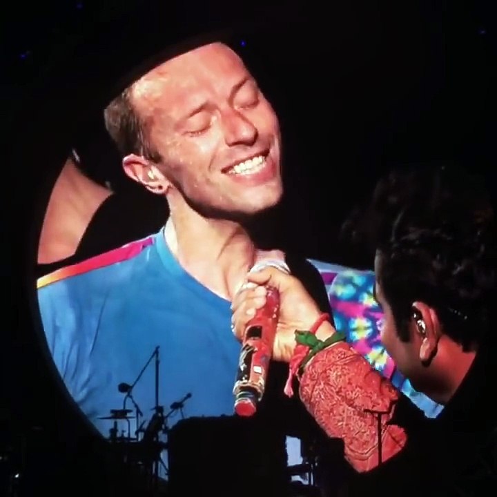 ColdPlay AR Rahman JugalBandi Vande Mataram! Maa Tujhe Salaam #ChrisMartin