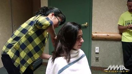Invictas Samantha Diaz Takes Extreme Measures to Make Weight: Cutting Her Hair
