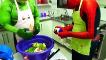 Spiderman Free Big Mac Prank with Frozen Elsa, Hulk & Frozen Anna - Superheroes Movie In Real Life