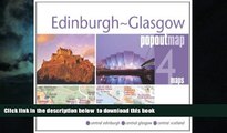 liberty book  Edinburgh-Glasgow PopOut Map: pop-up city street map of Edinburgh and Glasgow city