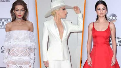 Video herunterladen: AMA 2016 BEST DRESSED | Selena Gomez, Gigi Hadid, Lady Gaga & Others