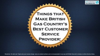 Know what all makes British Gas best customer service provider! - Video