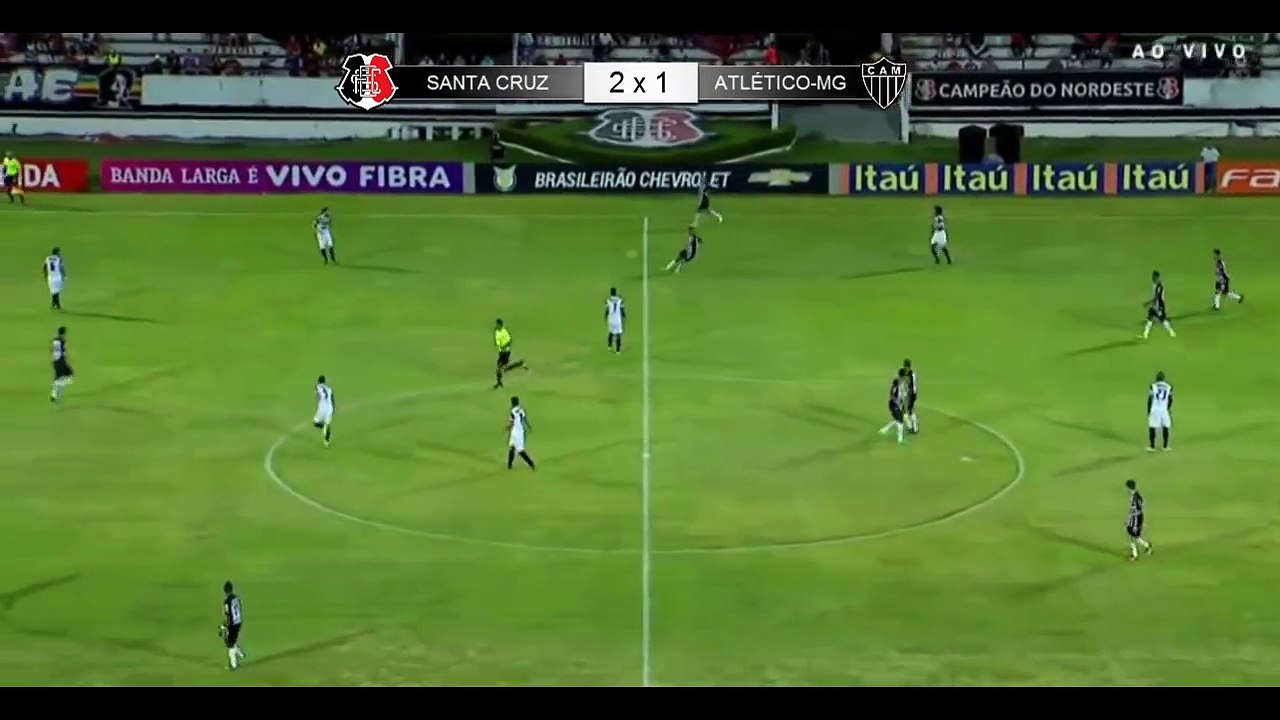 GOL de Clayton - Santa Cruz 3 x 2 Atlético-MG - Campeonato Brasileiro 2016