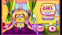 Minion Girl And The New Born Baby - Cartoon Video Game For Girls