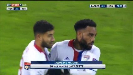 Thomas Lemar Goal HD - Monaco 2-1 Tottenham Hotspur - 22.11.2016