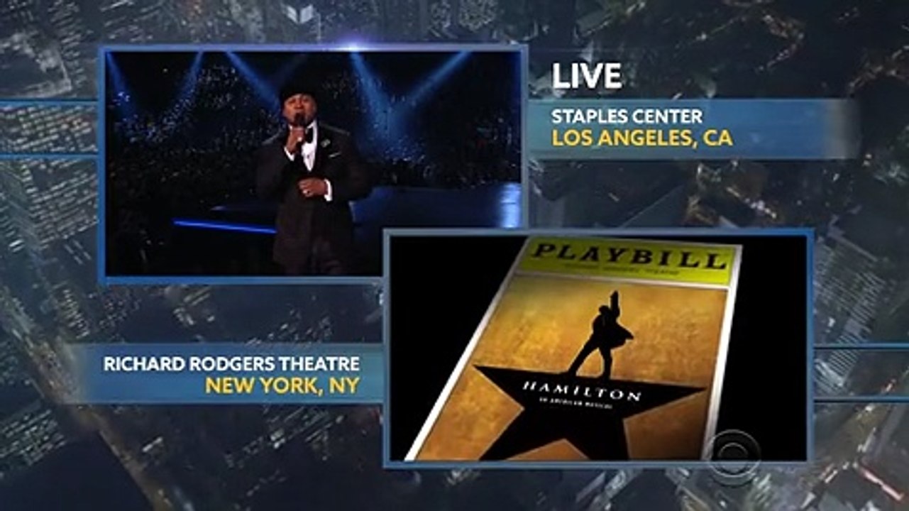 "Hamilton" Alexander Hamilton live Grammy Performance 2016 with Lin-Manuel Miranda