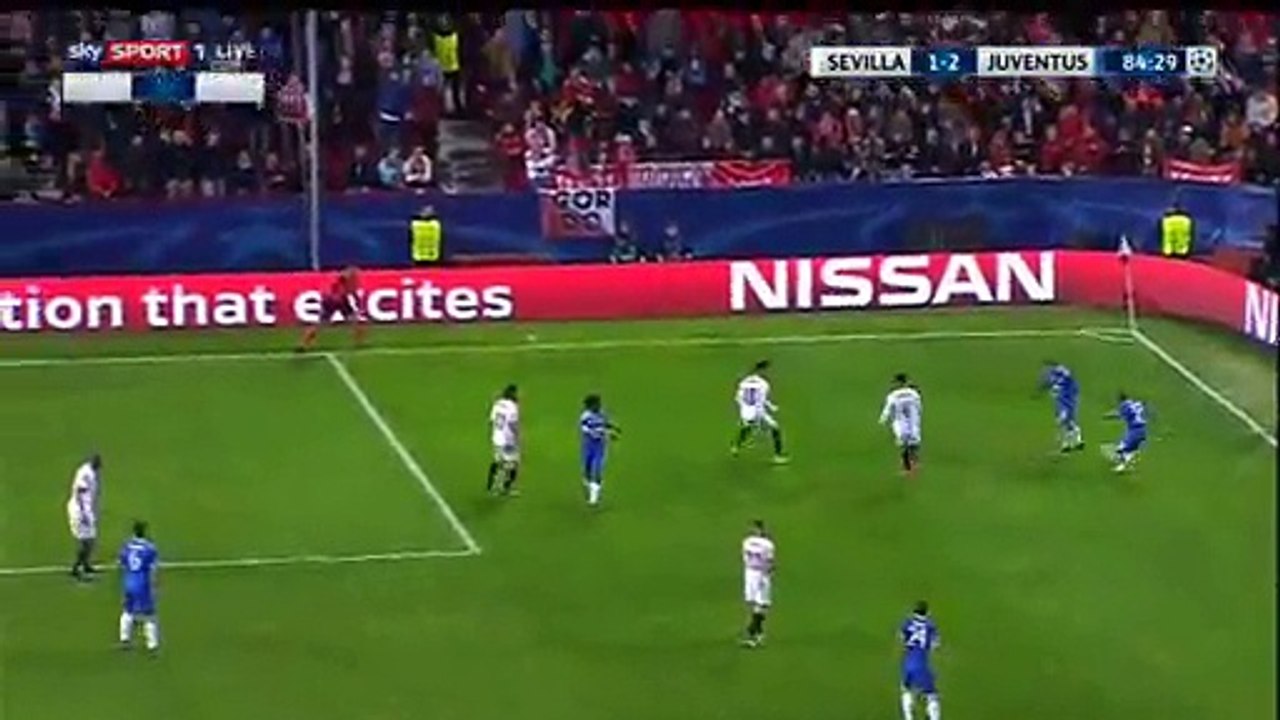 Leonardo Bonucci Goal HD - Sevilla 1-2 Juventus - 22.11.2016 HD