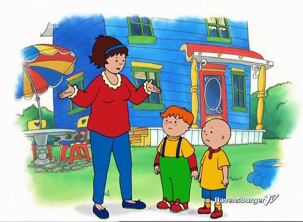 Caillou S01e49b - Das Raketenflugzeug